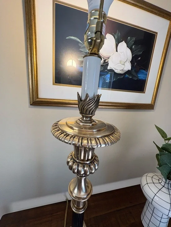 Vintage French Empire Style Table Lamp - Picture 12 of 16